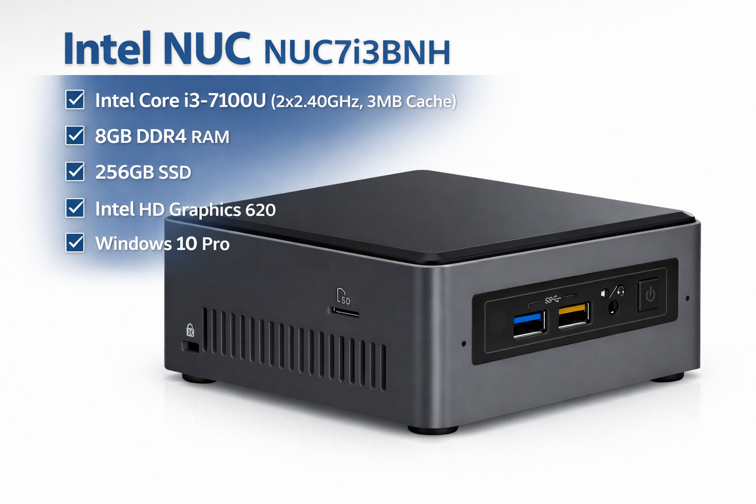 Intel NUC NUC7i3BNH – Компактен и мощен мини компютър